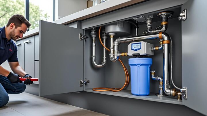 Comment installer un adoucisseur d’eau sous l’évier ? 1 découvrez comment installer facilement un adoucisseur d’eau sous l’évier grâce à notre guide étape par étape. améliorez la qualité de votre eau domestique rapidement et efficacement.