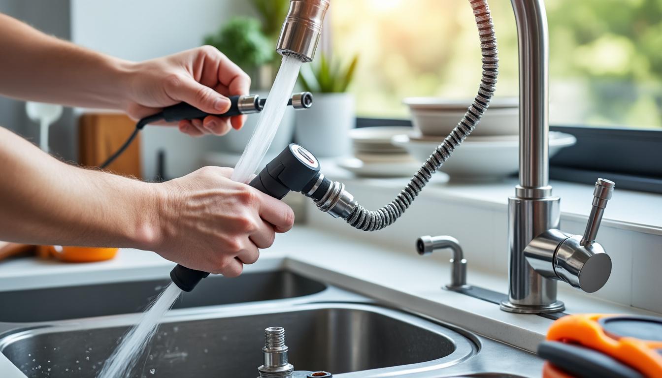 découvrez notre guide étape par étape pour installer facilement un robinet de cuisine avec douchette et moderniser votre espace de travail.