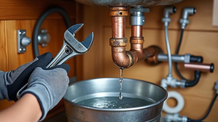 Comment réparer une fuite sous l’évier ? 1 découvrez des conseils pratiques et étapes simples pour réparer une fuite sous l’évier rapidement et efficacement, sans faire appel à un plombier.