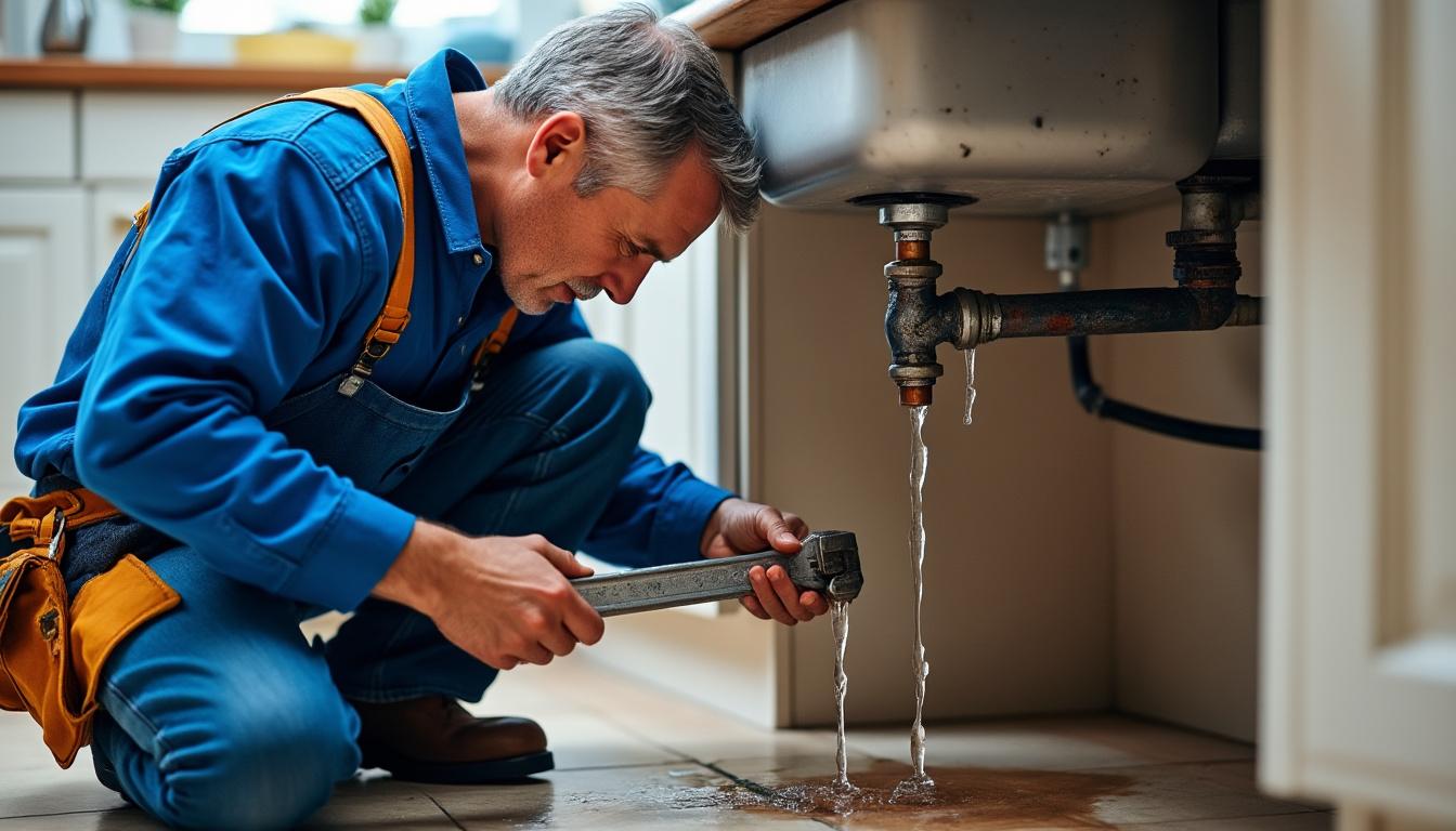 Comment réparer une fuite sous l’évier ? 2 découvrez des conseils pratiques et étapes simples pour réparer efficacement une fuite sous l’évier et éviter les dégâts d’eau.