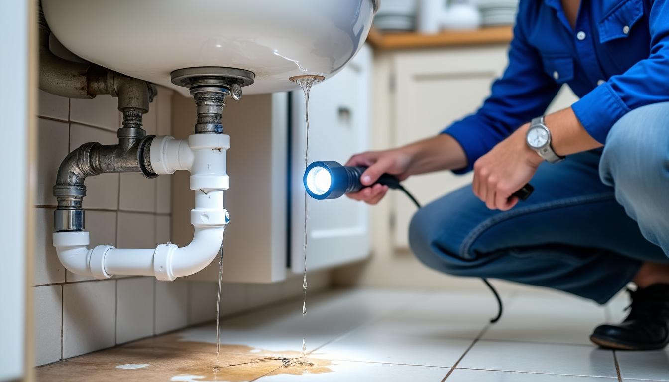 Comment réparer une fuite sous l’évier ? 3 découvrez des astuces simples et efficaces pour réparer une fuite sous l’évier rapidement et éviter les dégâts d'eau.